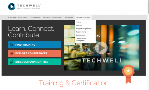 Techwell - site front page