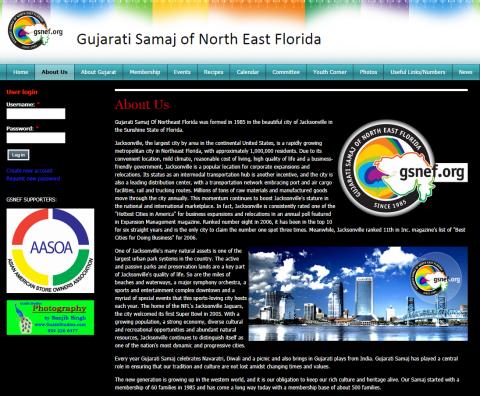 Gsnef - about us page